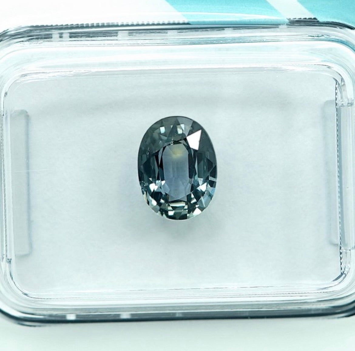 Blau Grün Saphir 1.27 Karat