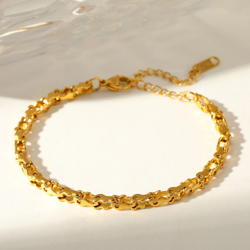 Stylisches 18K Vergoldetes 6 Teiliges Armband-Set