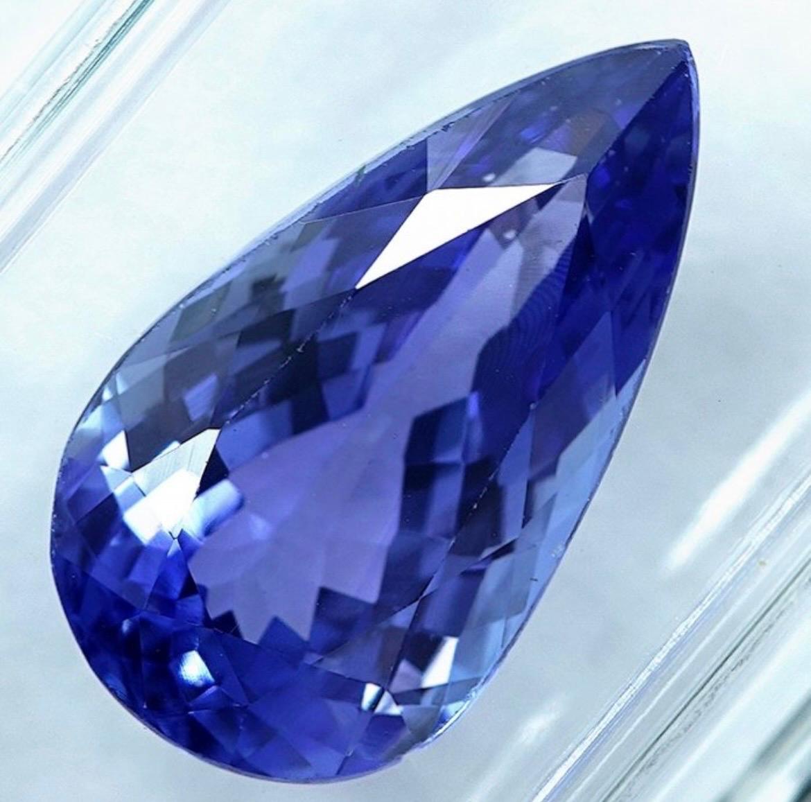 Blauer Tansanit 4.94 Karat